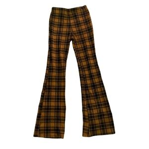 Forever 21 checkered flare pant